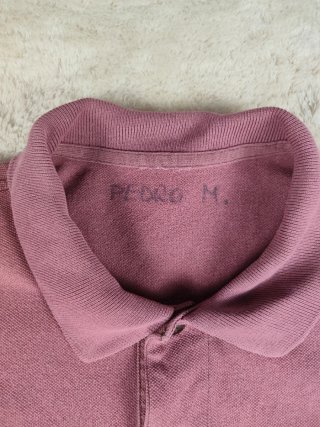 Polo Lacoste Rosa Malva Talla M