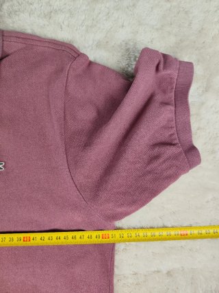 Polo Lacoste Rosa Malva Talla M