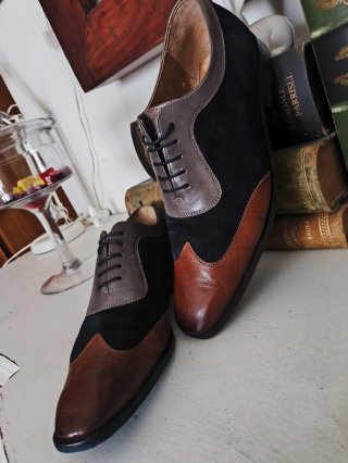 Zapatos Oxford Melvin & Hamilton.Piel Alta Calidad