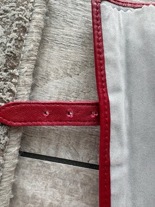 Kit da viaggio Samsonite rosso in pelle