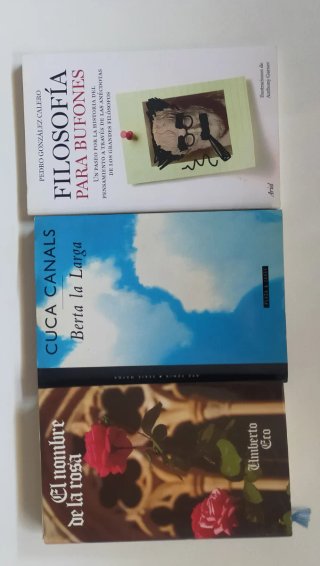 Lote 3 libros literatura