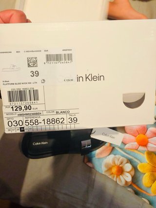 Sandalias Calvin Klein Negras