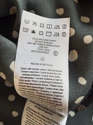 Vestito pois nero Only taglia XS