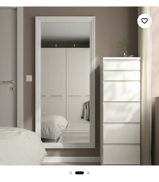Espejo Ikea TOFTBYN Blanco