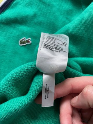 Jersey Lacoste Verde V-Neck
