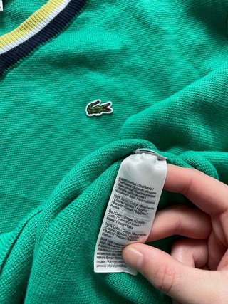 Jersey Lacoste Verde V-Neck