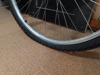 Bicicleta de montaña roja Activ trak Con marchas