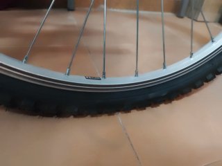 Bicicleta de montaña roja Activ trak Con marchas