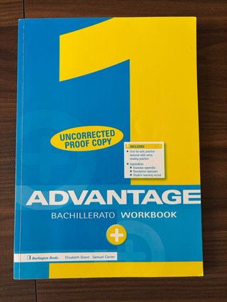 Advantage Student's book. Bachillerato 1
