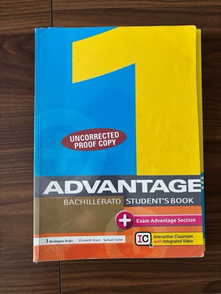Advantage Student's book. Bachillerato 1