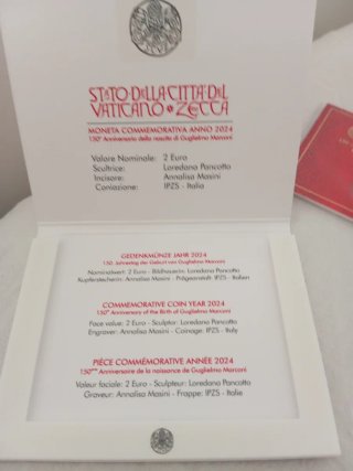 2€ Vaticano 2024 Conmemorativo Marconi