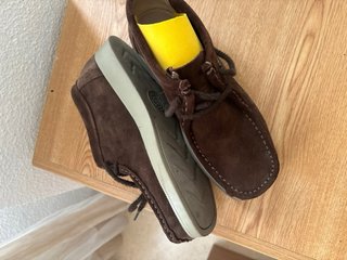 Zapatos de ante marrón talla 38
