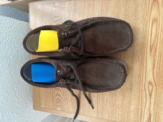 Zapatos de ante marrón talla 38