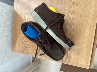 Zapatos de ante marrón talla 38