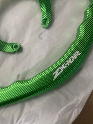 Agarraderas Moto Pasajero Verde