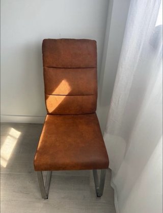 Silla de escritorio moderna marrón