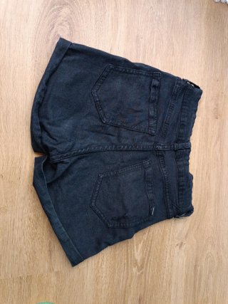 Pantalón corto Bershka negro