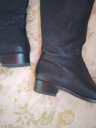 Pomme D'or Stivali Vintage Pelle Neri 40 vintage