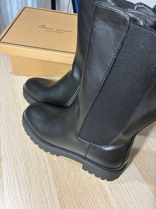 Botas negras mujer con cremallera | NUEVAS | T40