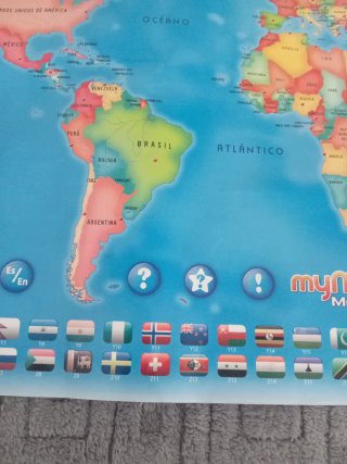 Mapa Mundi Interactivo Educativo