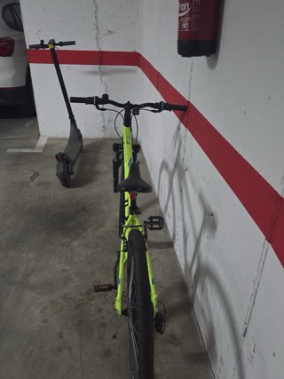 Bicicleta Rockrider ST100 27,5" – Verde Neón