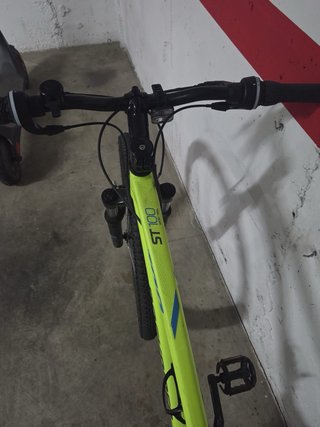 Bicicleta Rockrider ST100 27,5" – Verde Neón