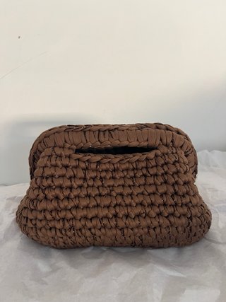 Clutch uncinetto con molla da 20 cm vari colori
