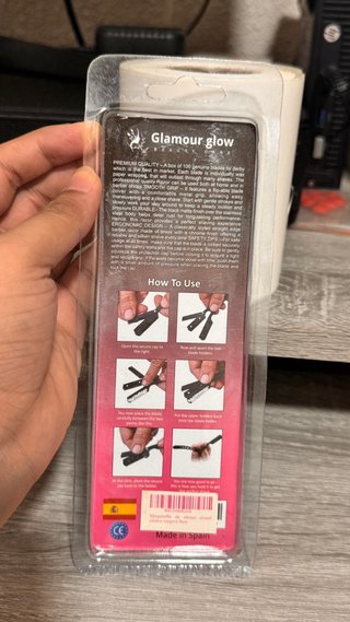 Navaja de afeitar recta Glamour Glow