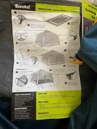 Tenda da campeggio Eureka! Northern Breeze 12