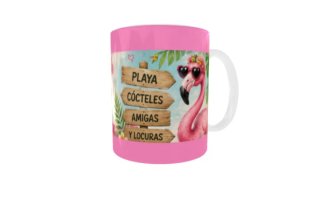 Taza Despedida de Soltera Flores Tropicales