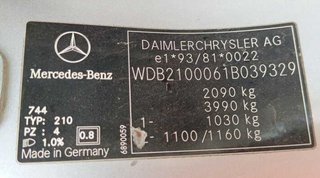 275977 airbag mercedes clase (w210) berlina diesel