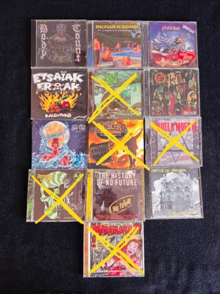 CDs música Punk, Rock, Heavy, Hardcore...