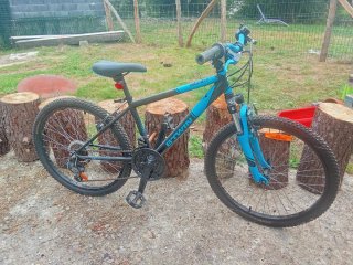 Bicicleta infantil Rockrider azul