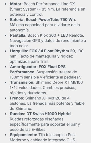 Bicicleta eléctrica  Focus thron 2 6.9 Talla M
