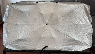 Parasol Plegable Coche 140x80 cm