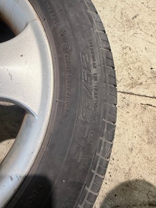 Ruedas/llantas con neumatico seat 5x122 215/55/16