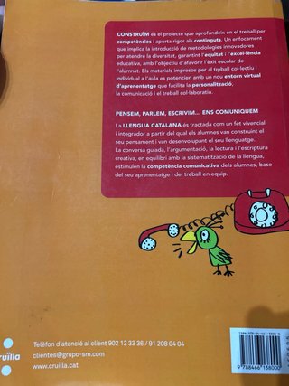 Llengua catalana, Primària, cicle mitjà 4t