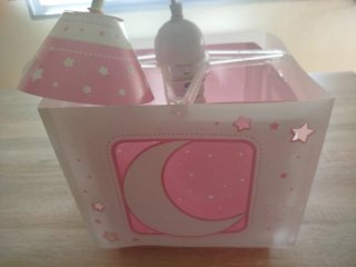 Lámpara infantil luna y estrellas
