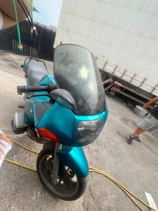 BMW R100RS Touring Moto Azul/Verde