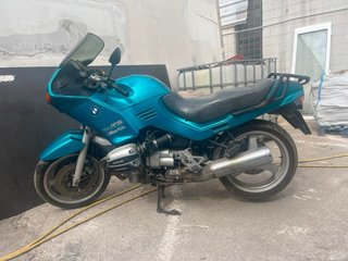 BMW R100RS Touring Moto Azul/Verde