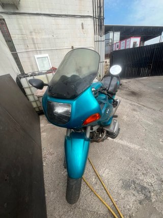 BMW R100RS Touring Moto Azul/Verde