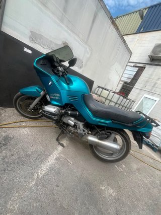 BMW R100RS Touring Moto Azul/Verde