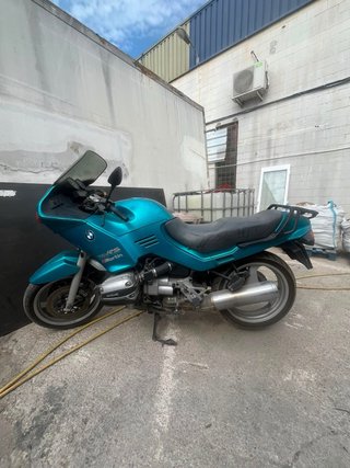 BMW R100RS Touring Moto Azul/Verde