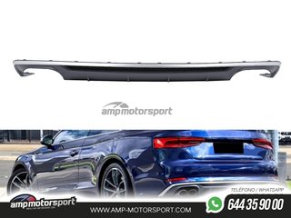 DIFUSOR TRASERO PARA AUDI A5 F5 2016-2019 SLINE