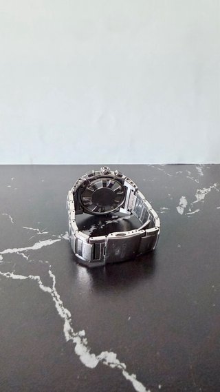Reloj Seiko Cronógrafo Negro y Plateado