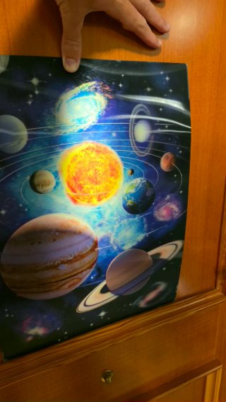 Cartel Espacial 3D
