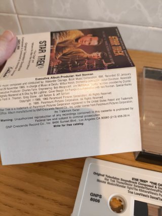 Cinta Cassette Star Trek Original Soundtrack