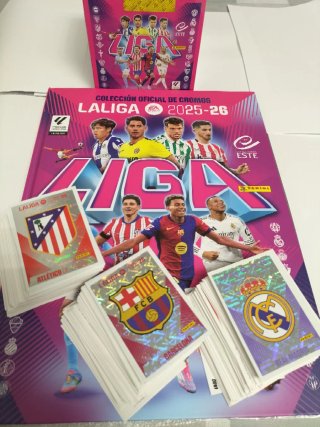 CROMOS EN LOTES DE  LIGA PANINI. 5 CENTÍMOS UNIDAD