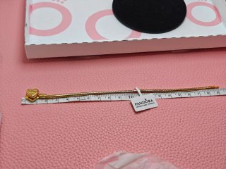 Pulsera Pandora snakechain moments dorada 19cm