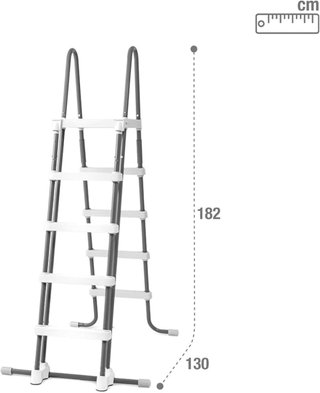 Escalera de piscina Intex 28077 132m